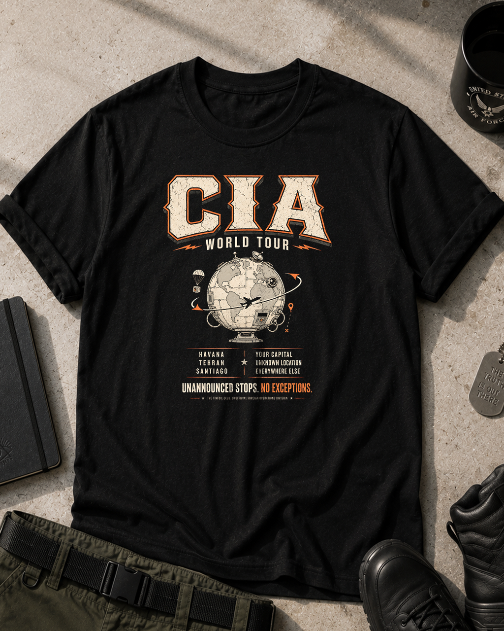 CIA World Tour T‑Shirt
