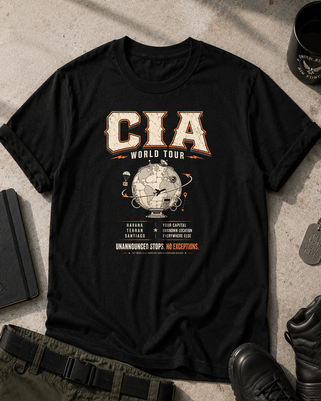 CIA World Tour T‑Shirt