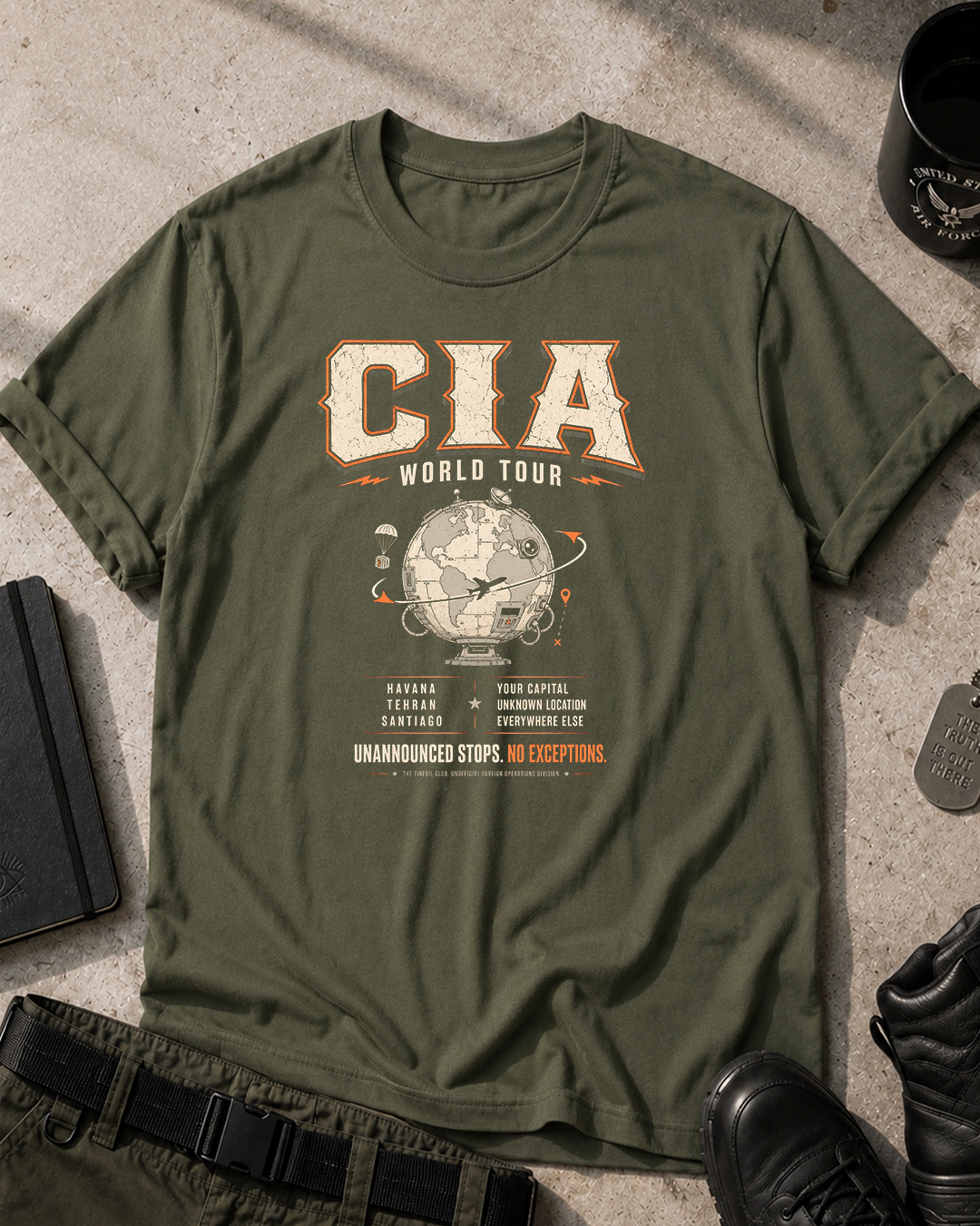CIA World Tour T‑Shirt