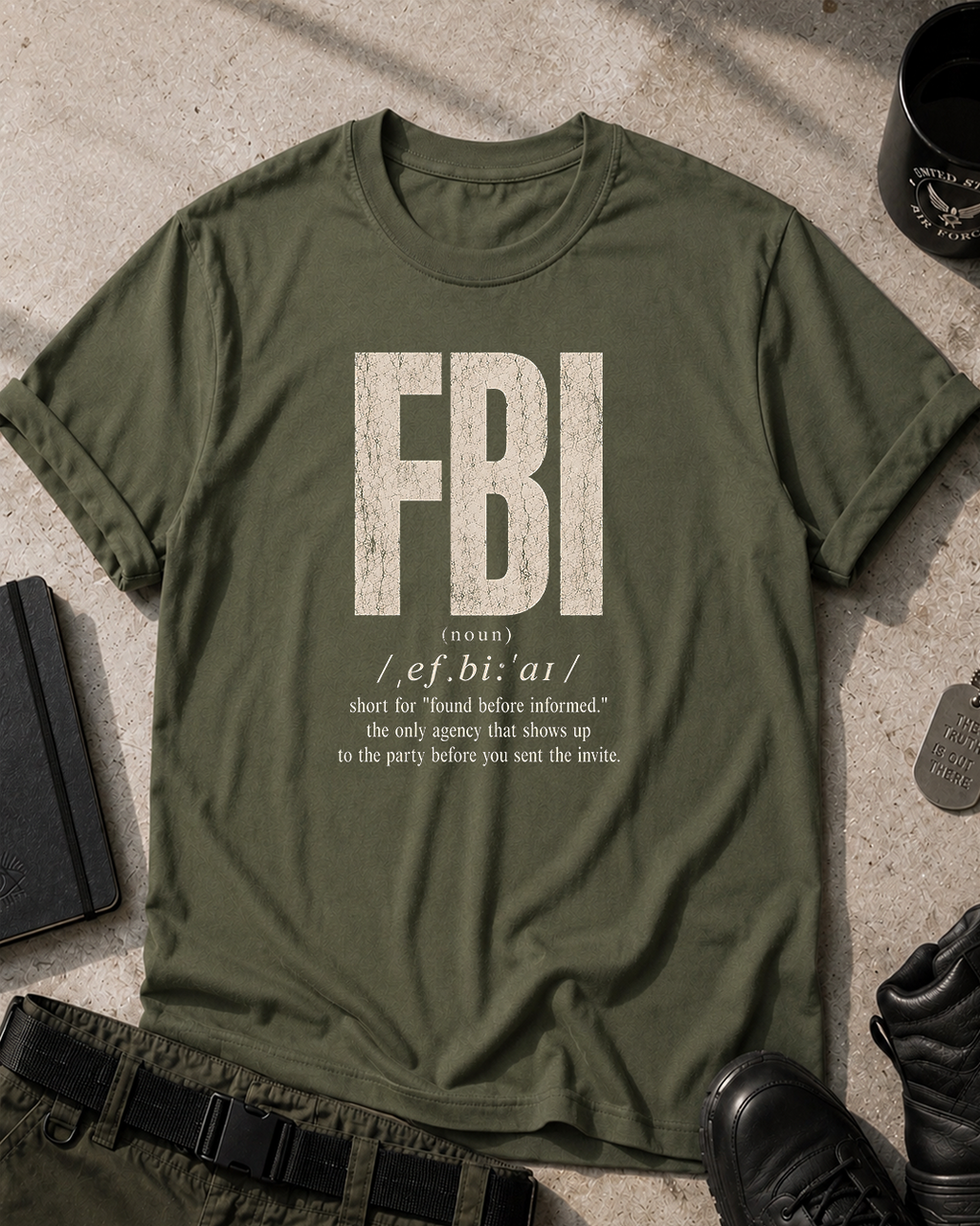 FBI Funny Definition T-Shirt