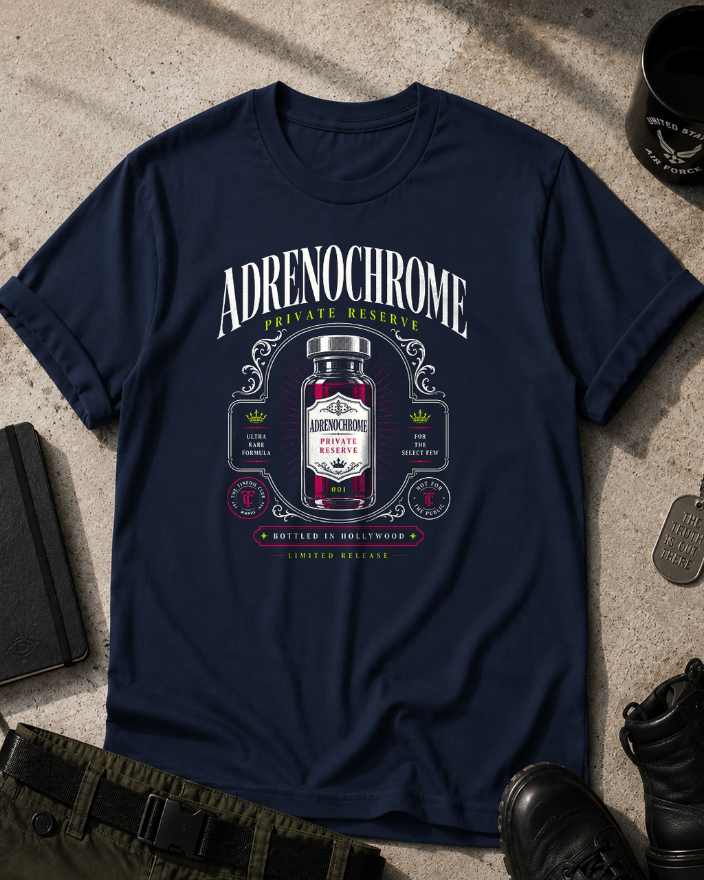 Adrenochrome Classic Graphic T-Shirt