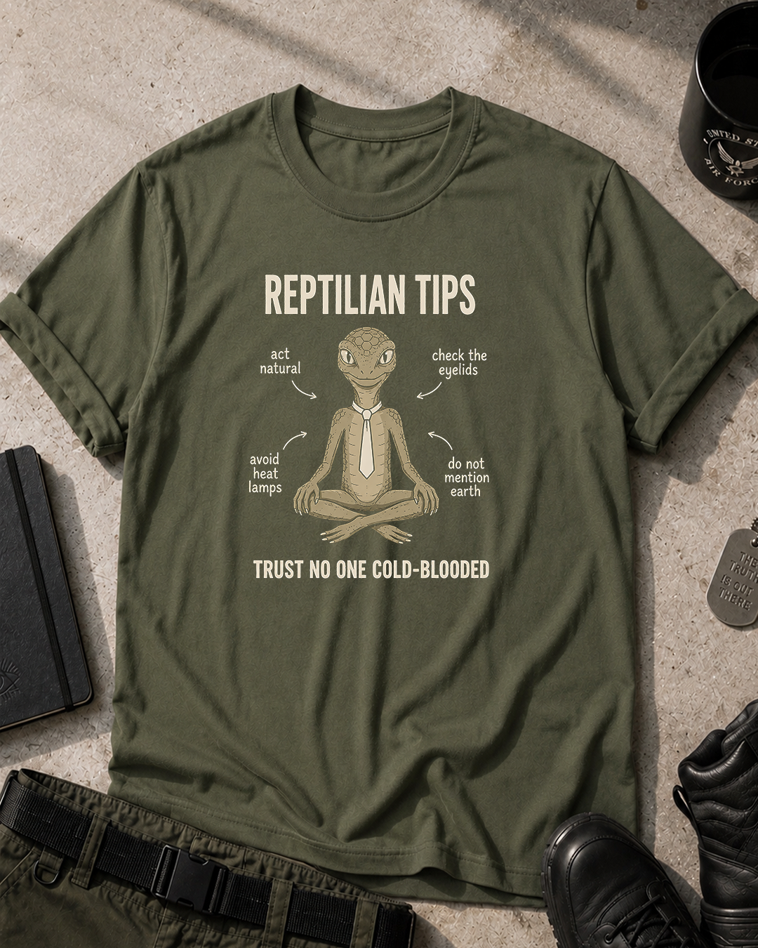 Reptilian Tips T‑Shirt