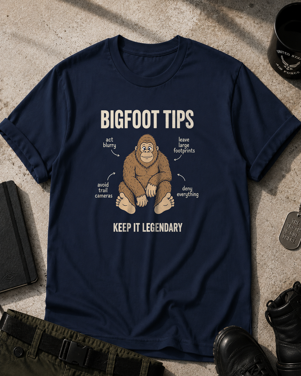 Bigfoot Tips T-Shirt