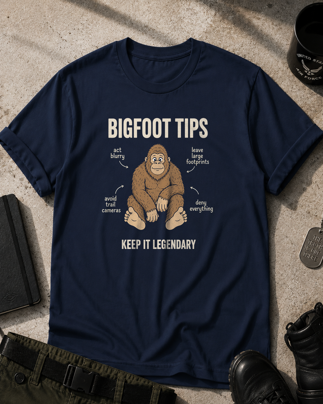 Bigfoot Tips T-Shirt