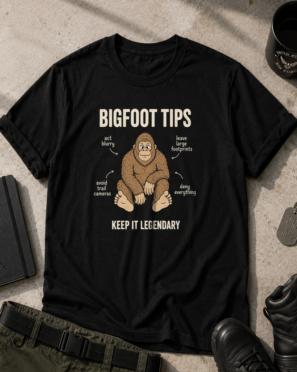 Bigfoot Tips T-Shirt