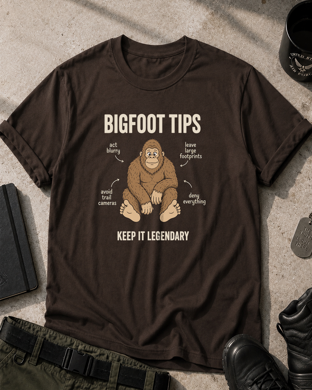 Bigfoot Tips T-Shirt