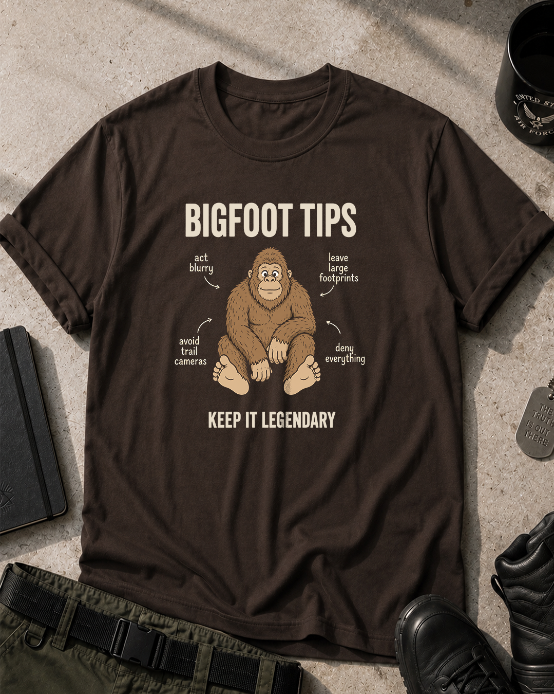 Bigfoot Tips T-Shirt