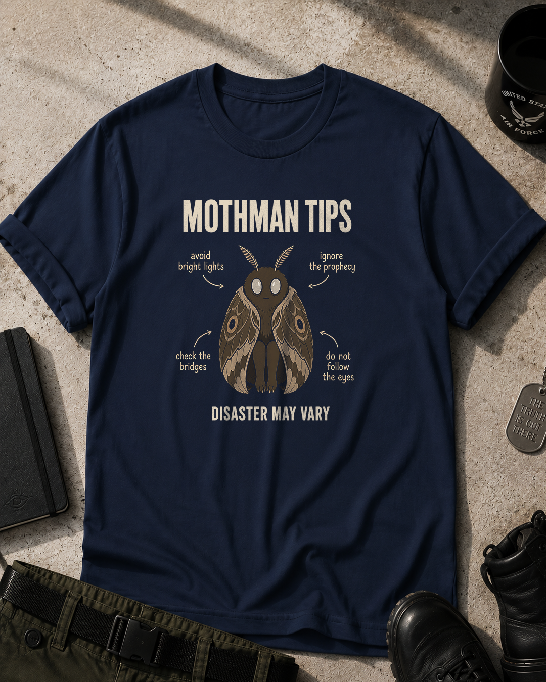 Mothman Tips T-Shirt