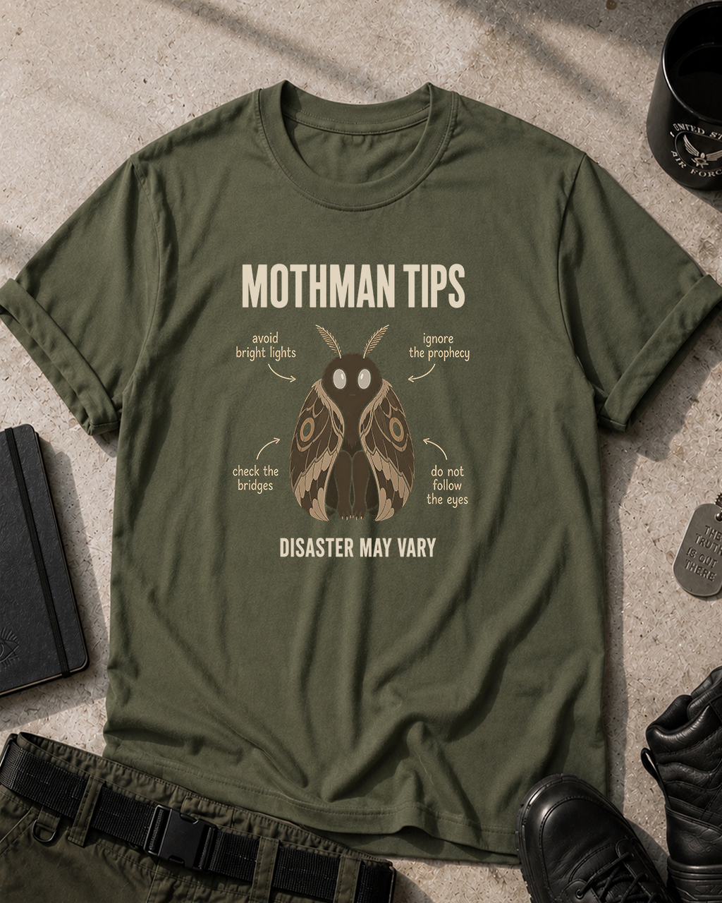 Mothman Tips T-Shirt