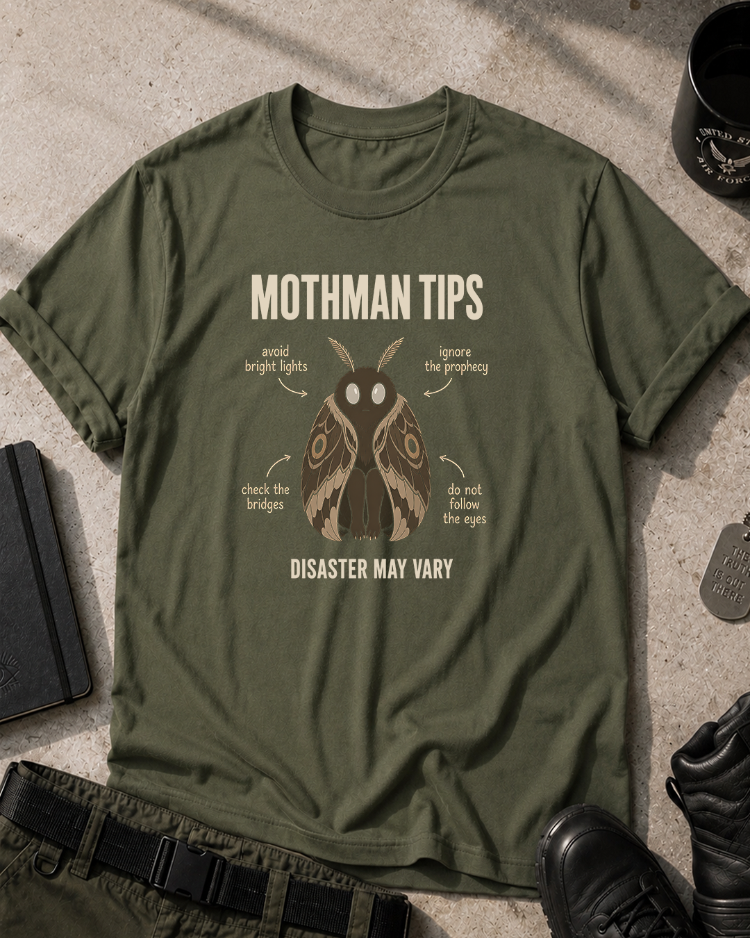 Mothman Tips T-Shirt