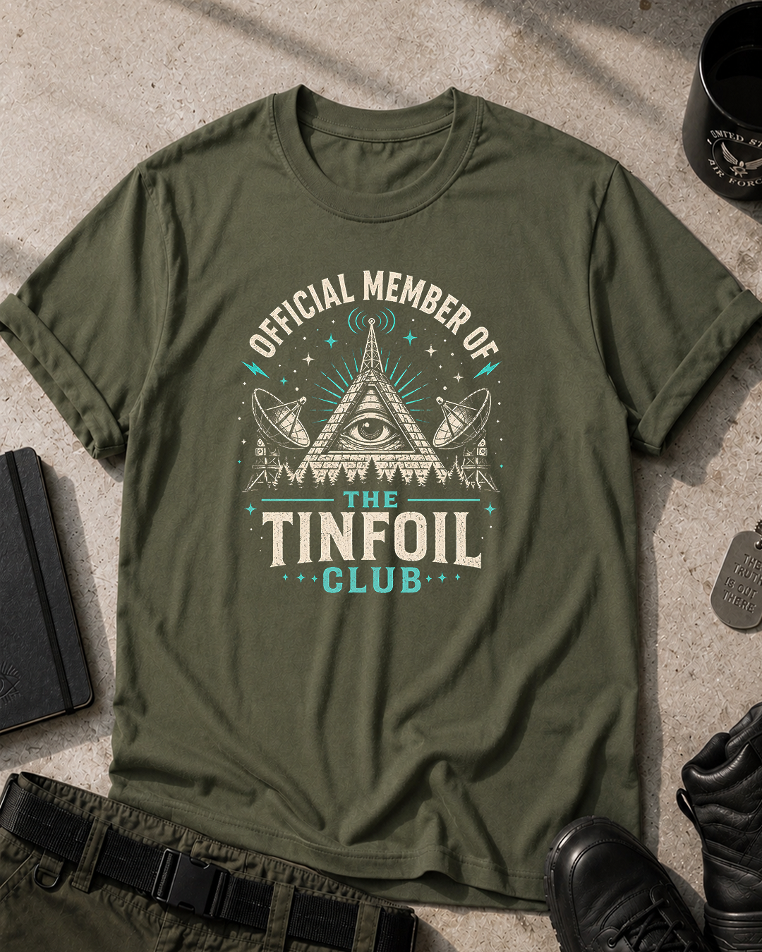 Official Member of the Tinfoil Club T-Shirt