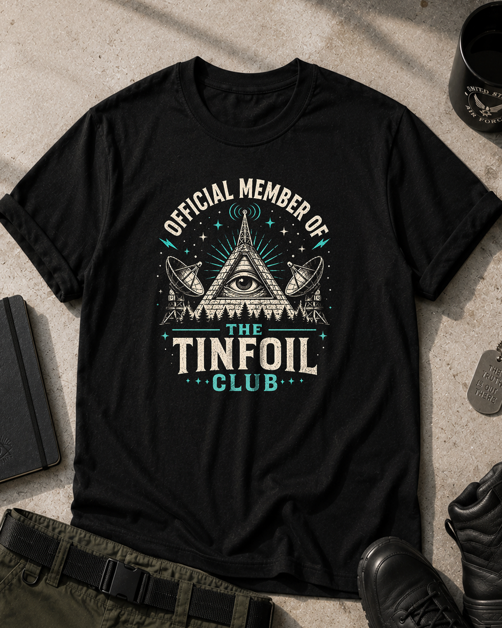 Official Member of the Tinfoil Club T-Shirt