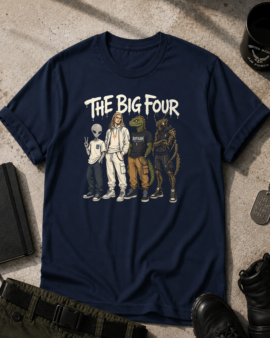 The Big Four Aliens T‑Shirt