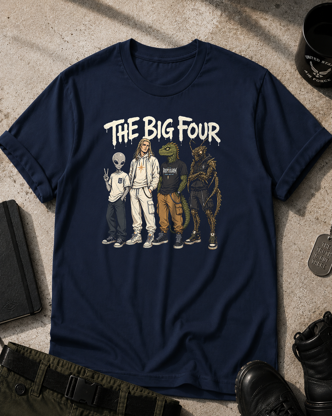 The Big Four Aliens T‑Shirt