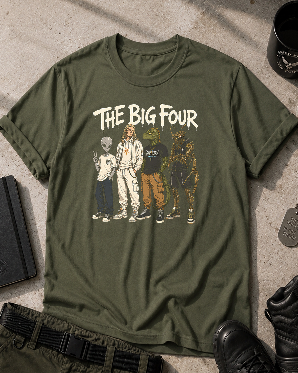 The Big Four Aliens T‑Shirt