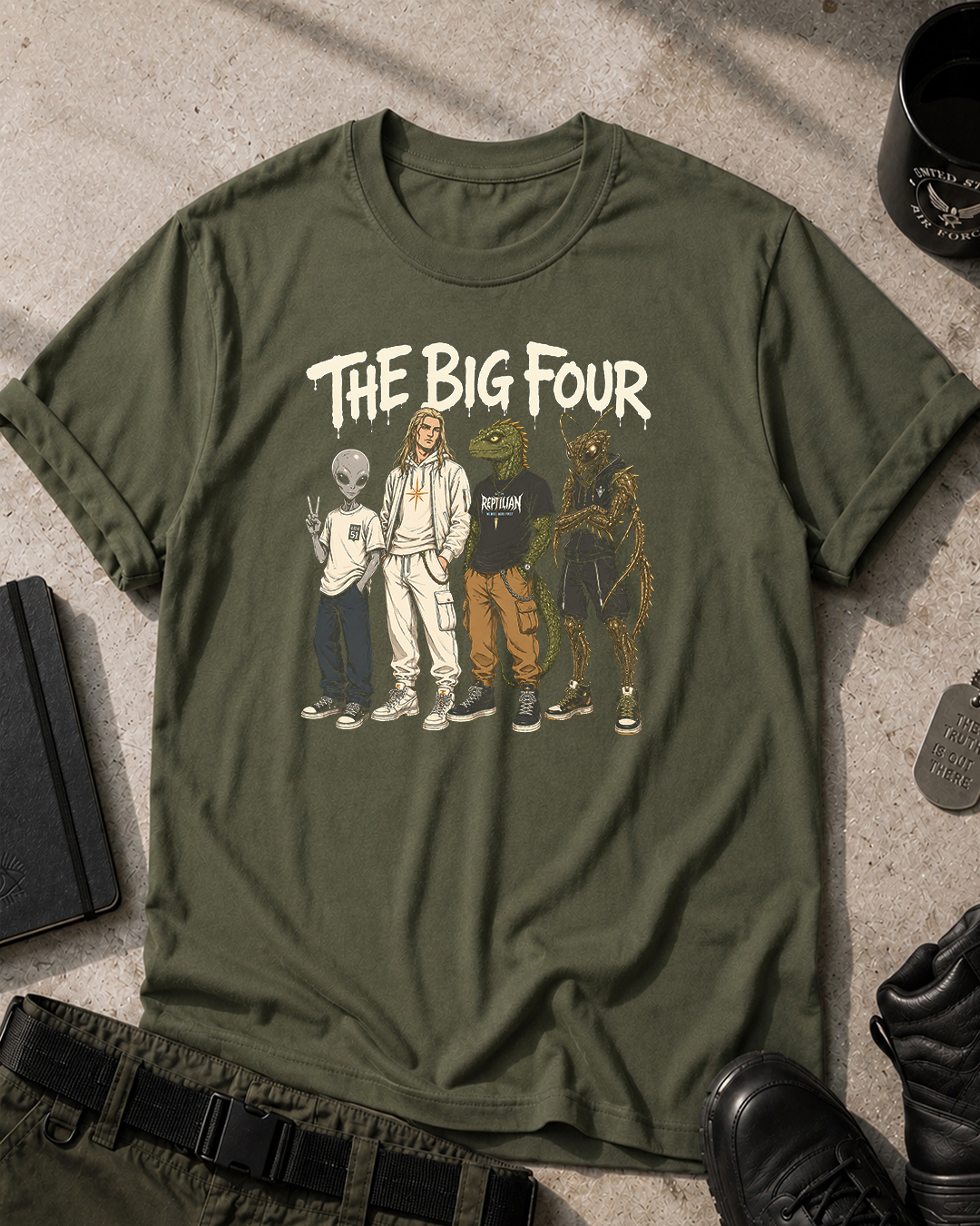 The Big Four Aliens T‑Shirt