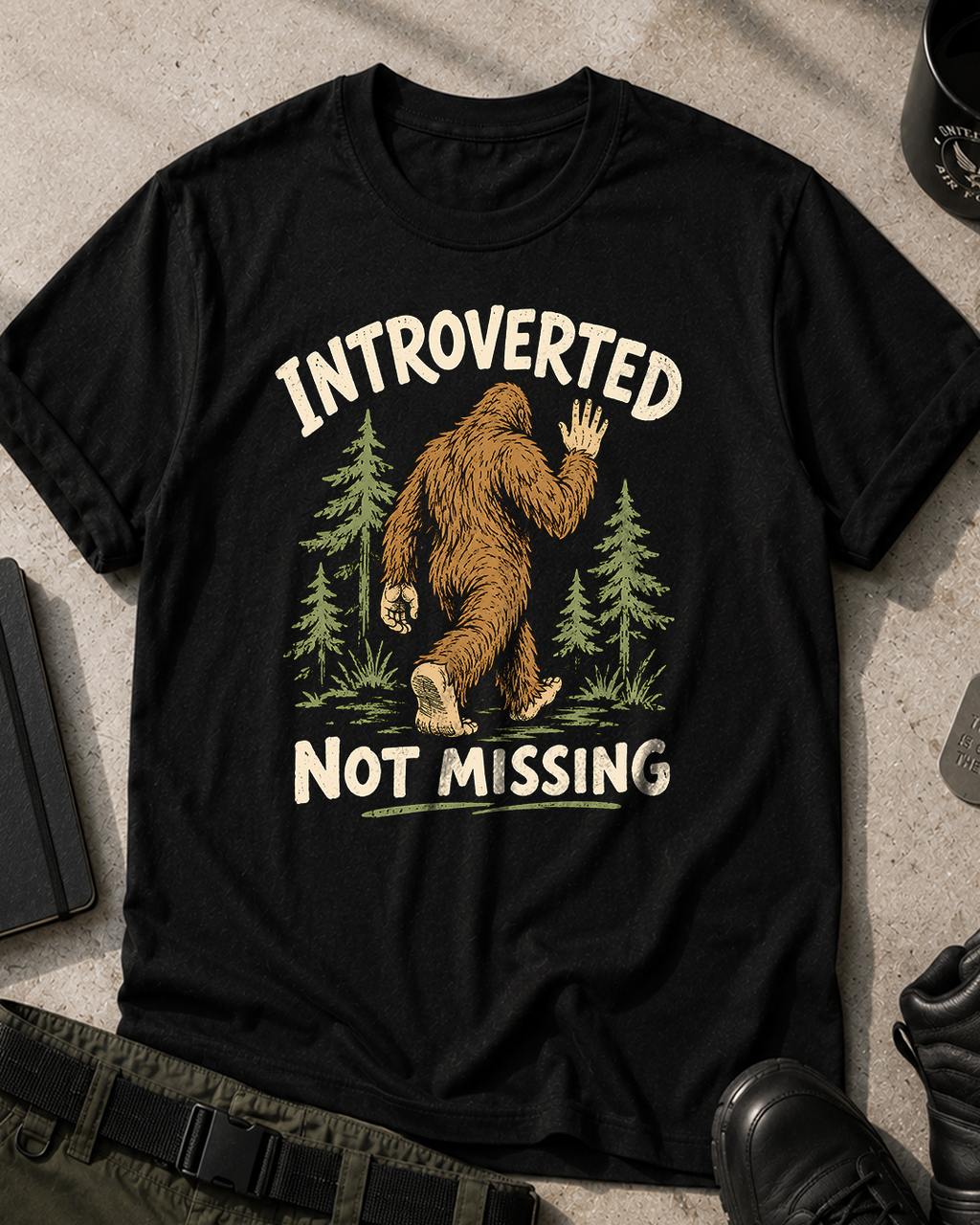 Introverted Bigfoot T-Shirt