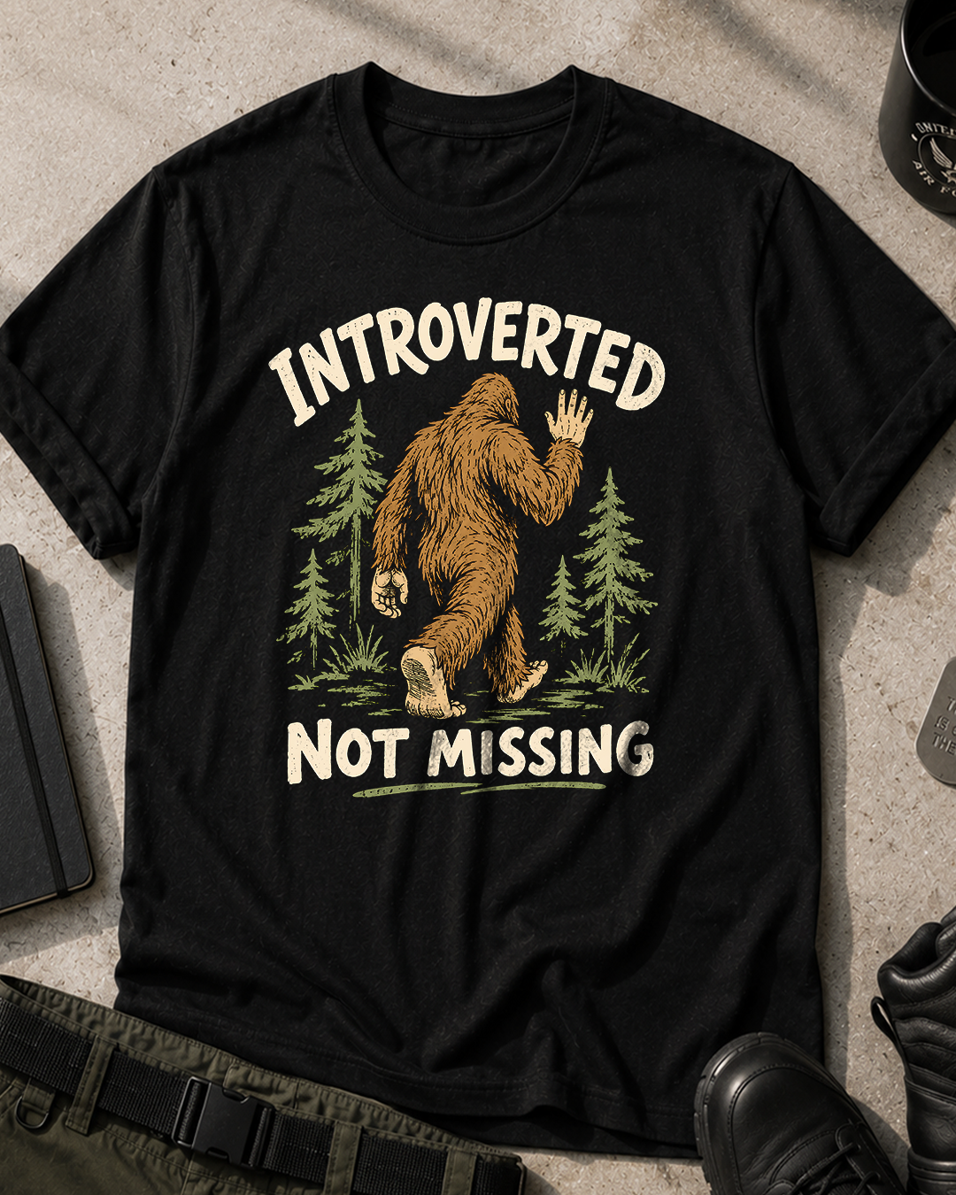 Introverted Bigfoot T-Shirt