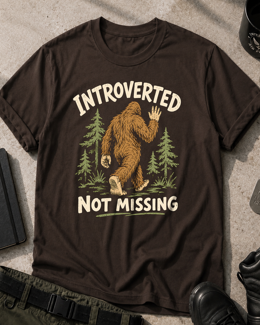Introverted Bigfoot T-Shirt