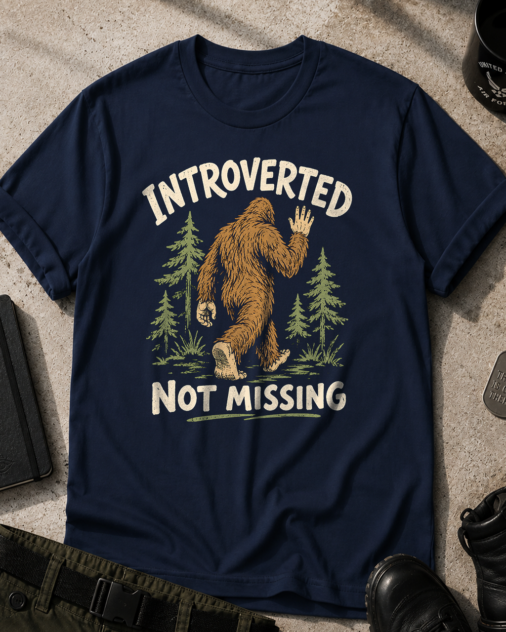 Introverted Bigfoot T-Shirt
