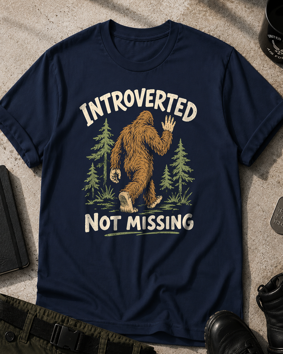 Introverted Bigfoot T-Shirt