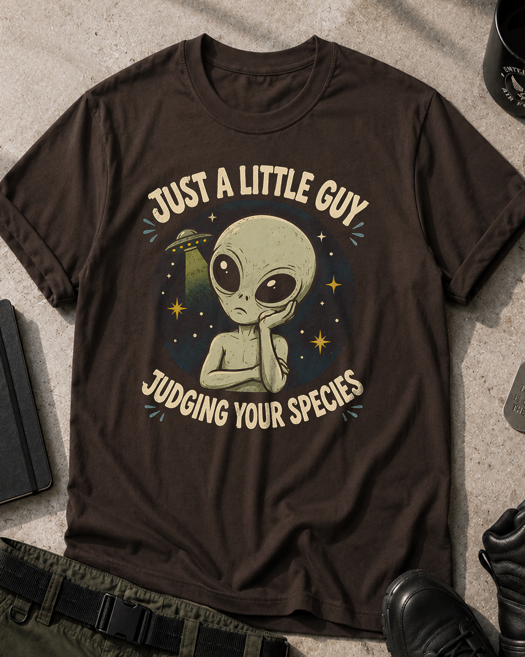 Alien Judging Our Species T-Shirt
