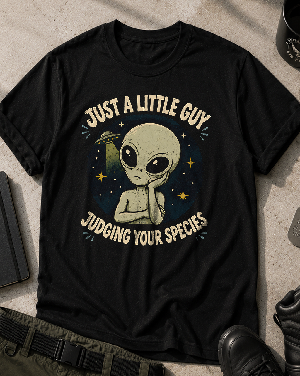 Alien Judging Our Species T-Shirt