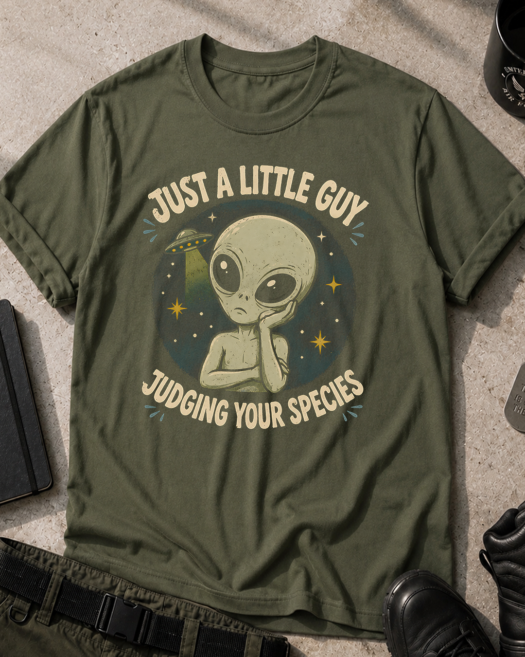 Alien Judging Our Species T-Shirt