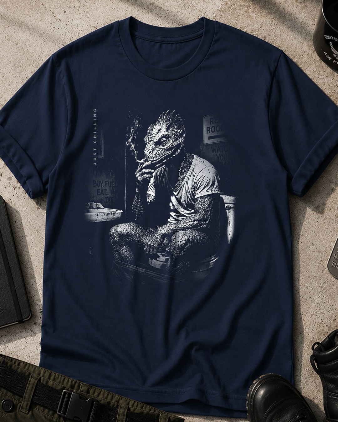 Reptilian Just Chillin T-Shirt
