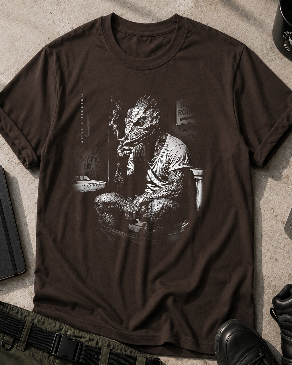 Reptilian Just Chillin T-Shirt