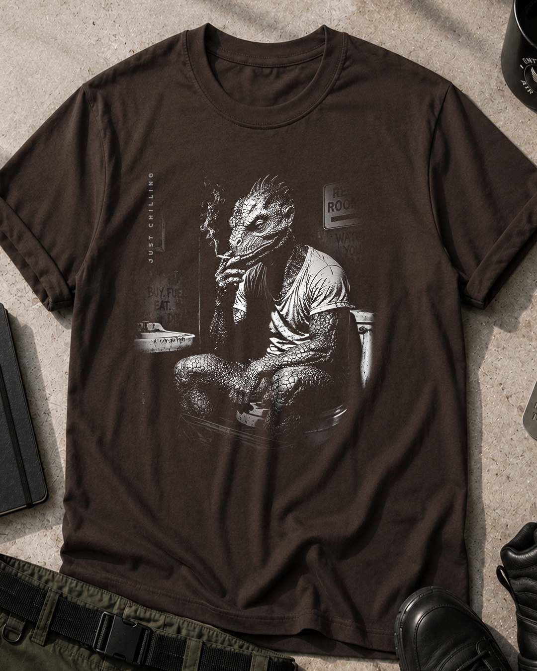 Reptilian Just Chillin T-Shirt