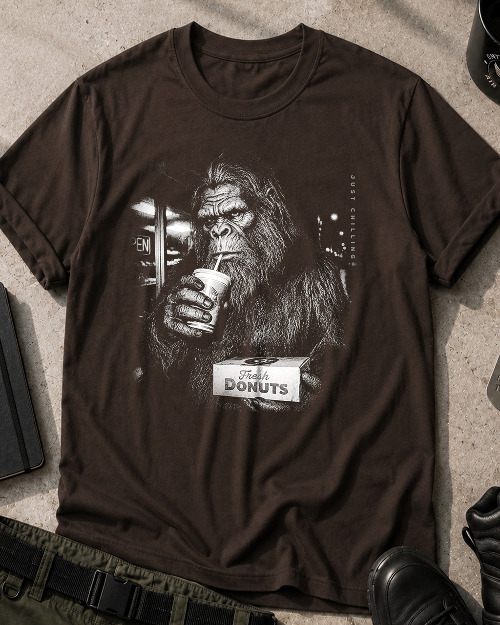 Bigfoot Just Chillin T-Shirt