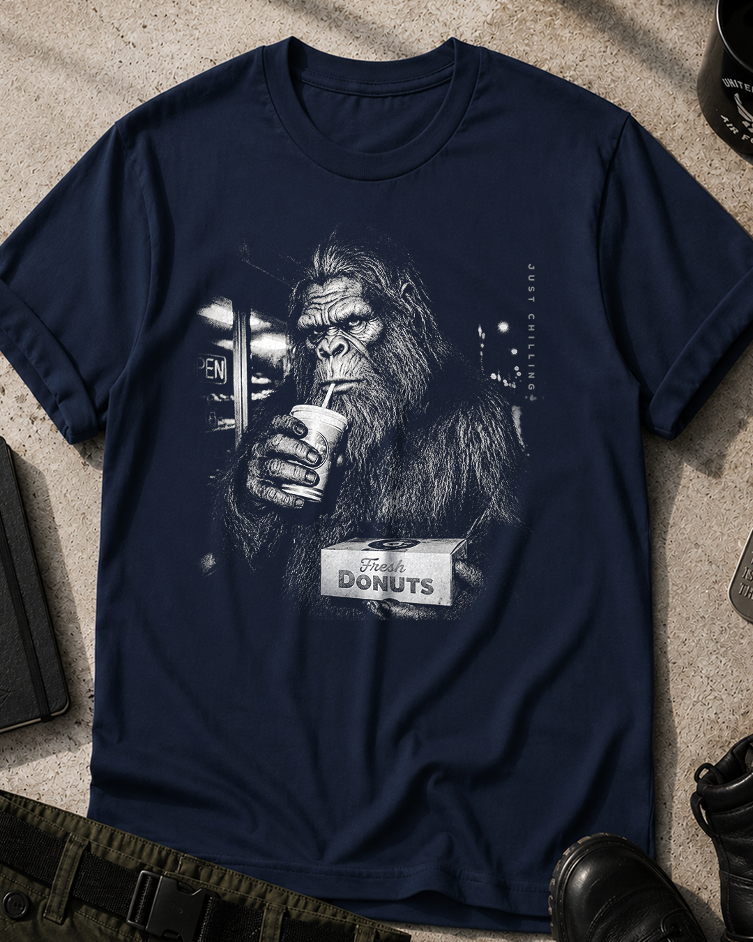 Bigfoot Just Chillin T-Shirt