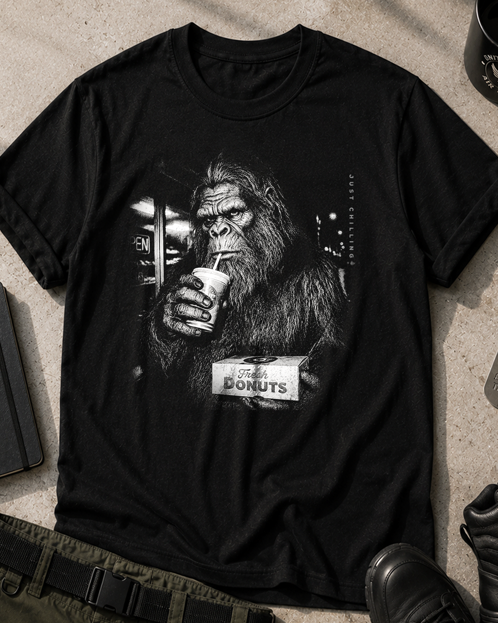 Bigfoot Just Chillin T-Shirt