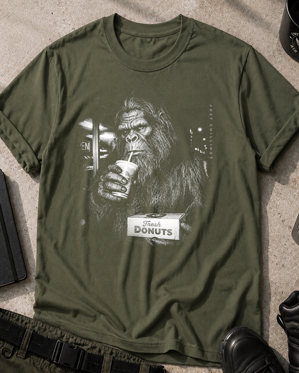 Bigfoot Just Chillin T-Shirt