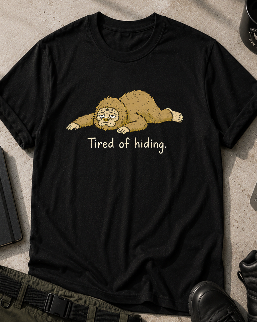Bigfoot Tired Of Hiding T-Shirt