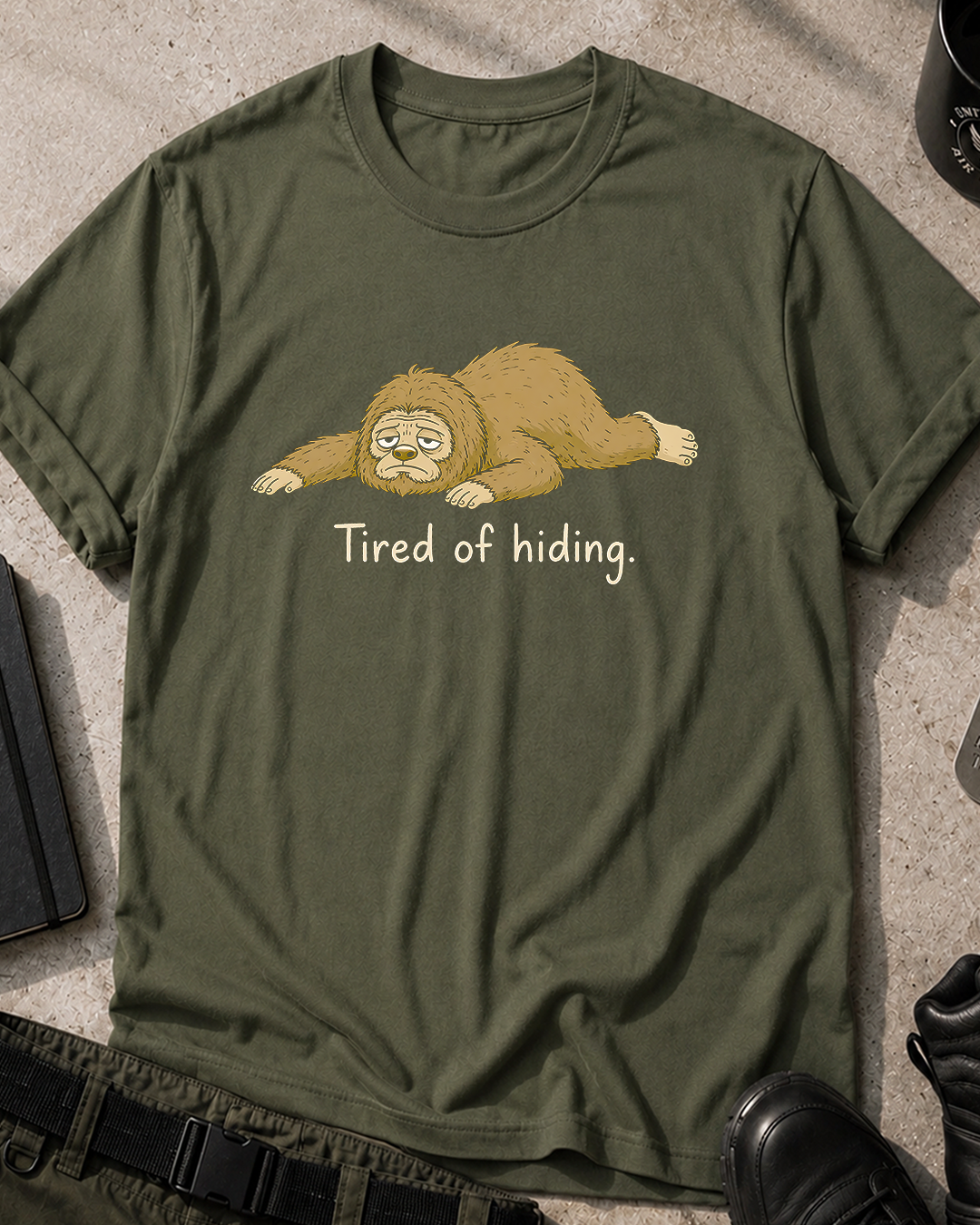 Bigfoot Tired Of Hiding T-Shirt