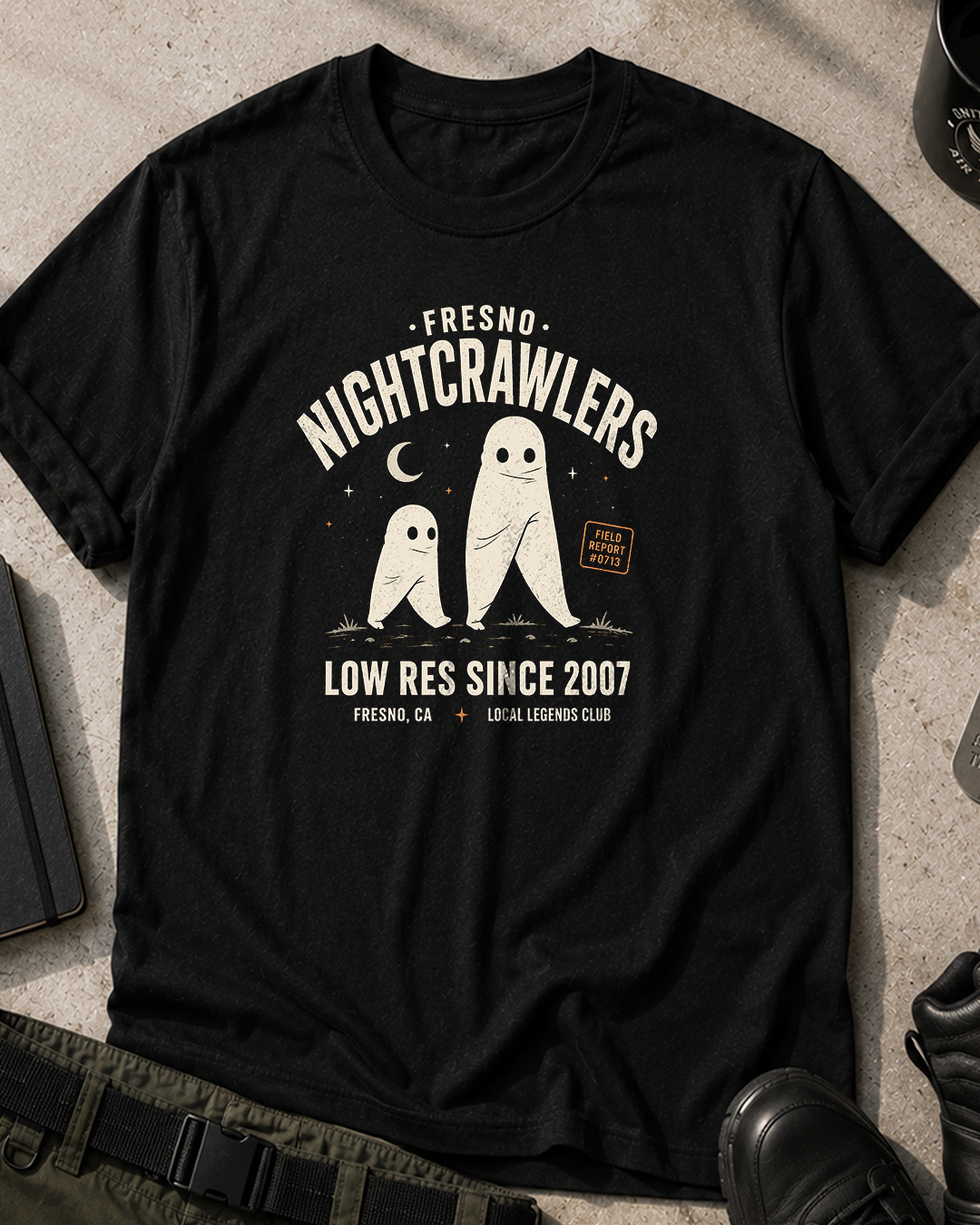 Fresno Nightcrawlers Low Res T-Shirt