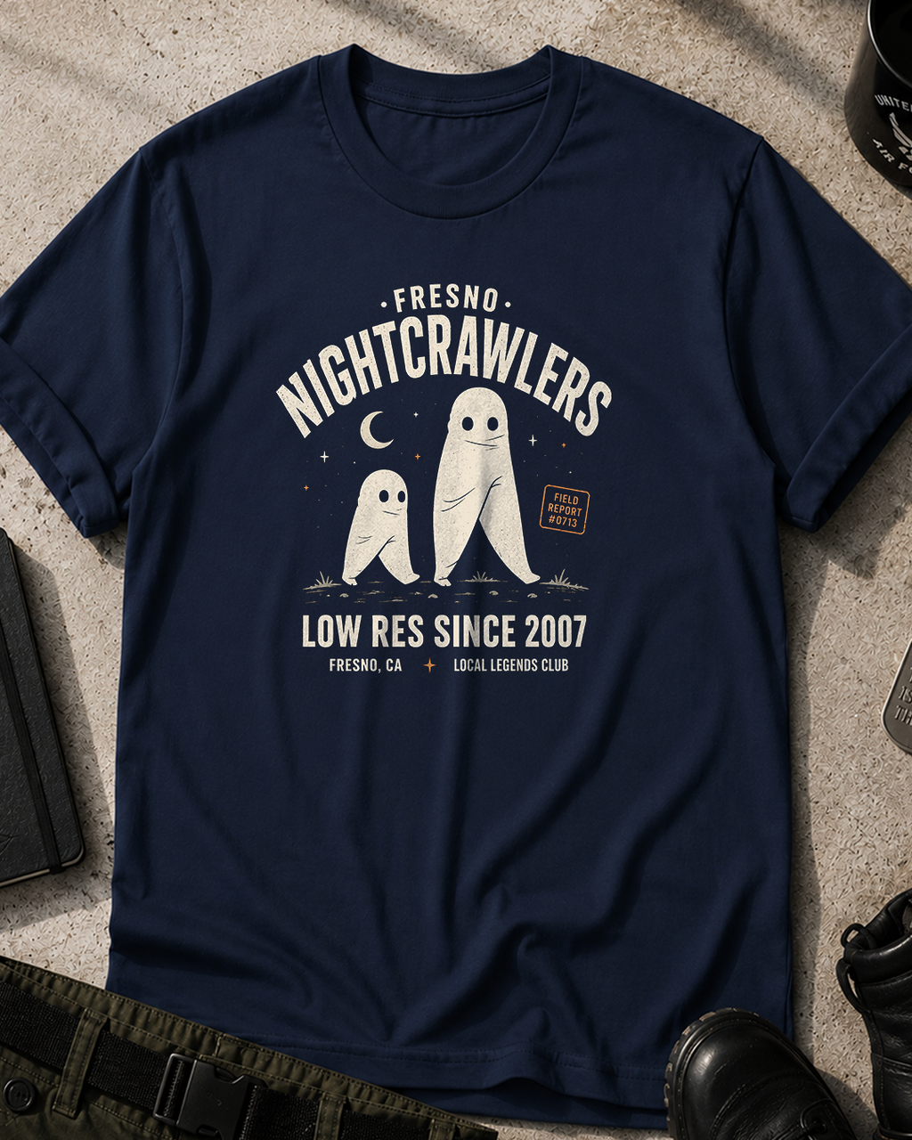 Fresno Nightcrawlers Low Res T-Shirt