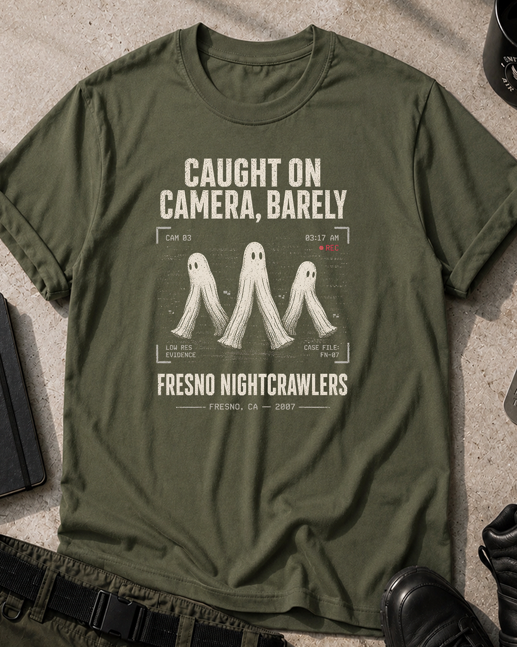Nightcrawlers Caught on Camera T-Shirt