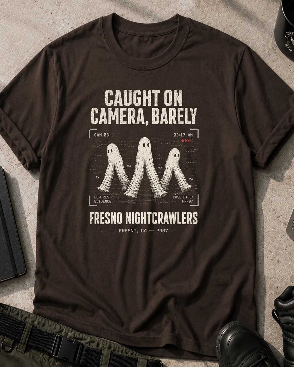 Nightcrawlers Caught on Camera T-Shirt