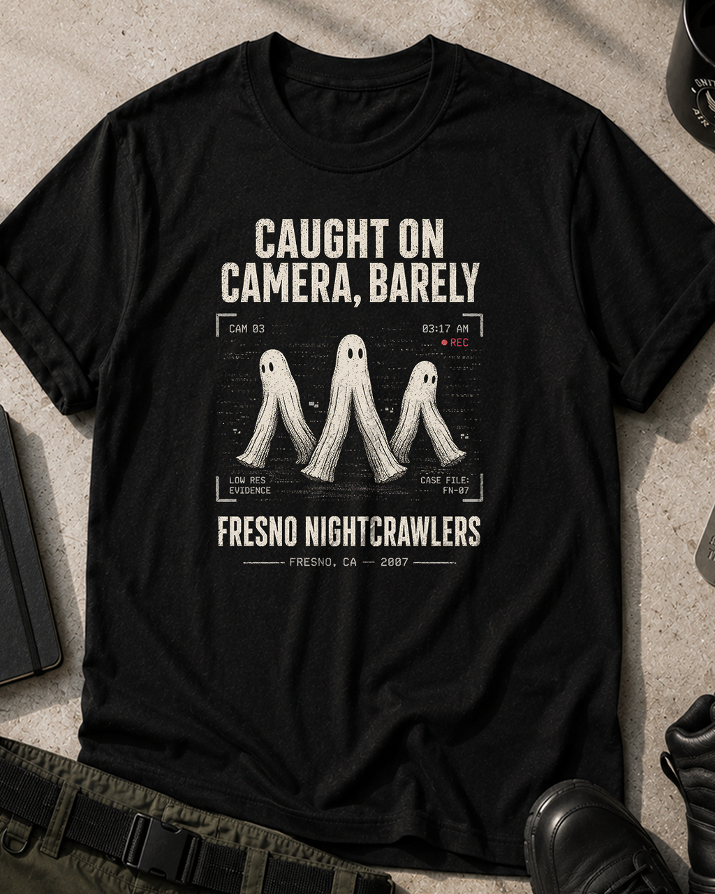 Nightcrawlers Caught on Camera T-Shirt