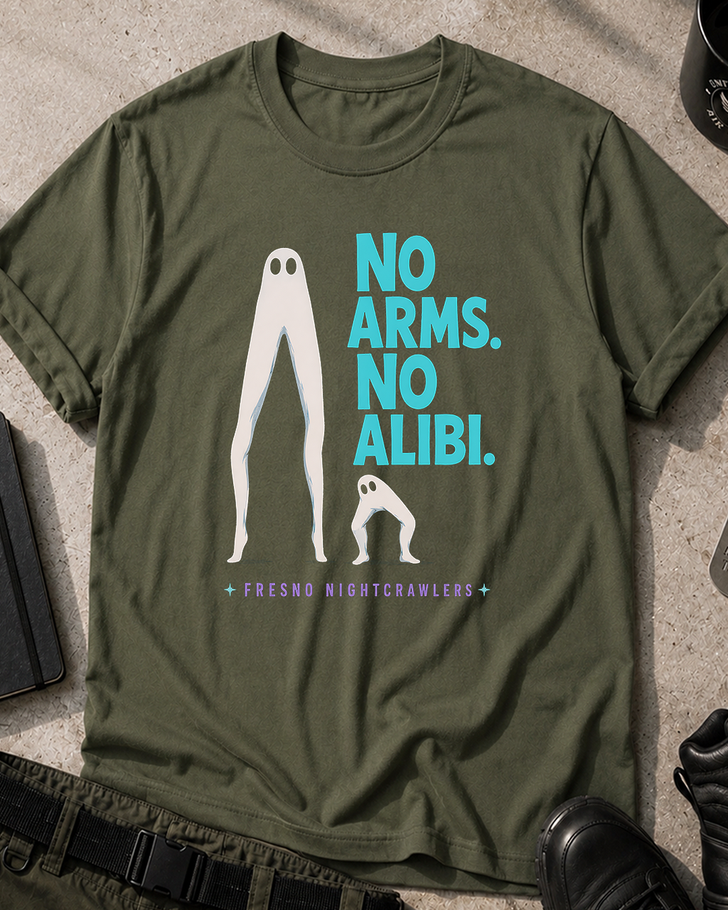 Nightcrawlers No Arms No Alibi T-Shirt