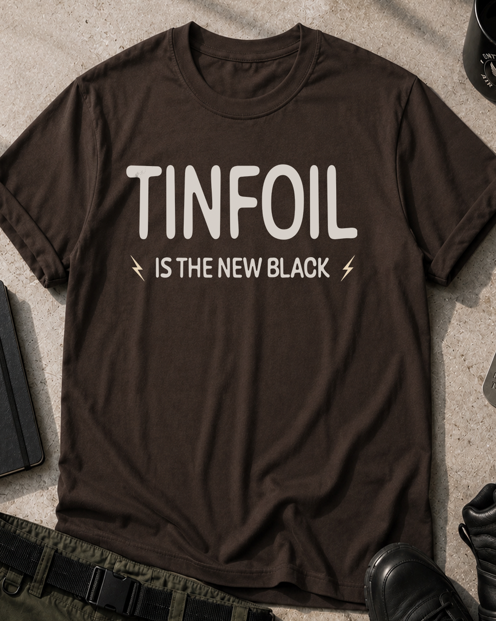 Tinfoil is The New Black T-Shirt
