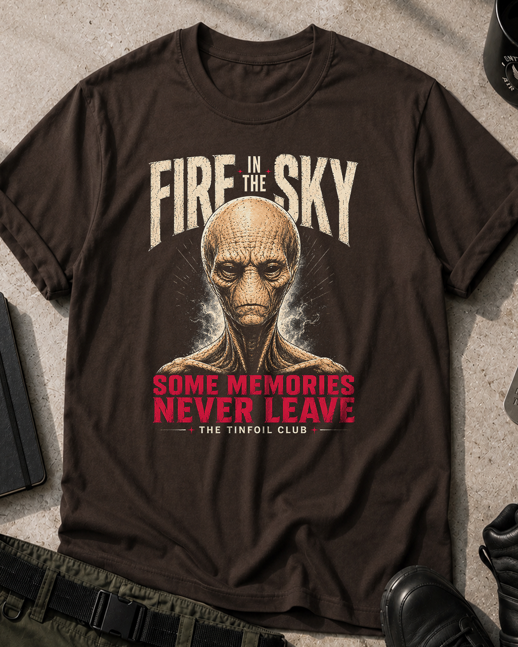 Fire in the Sky Memories Never Leave T-Shirt