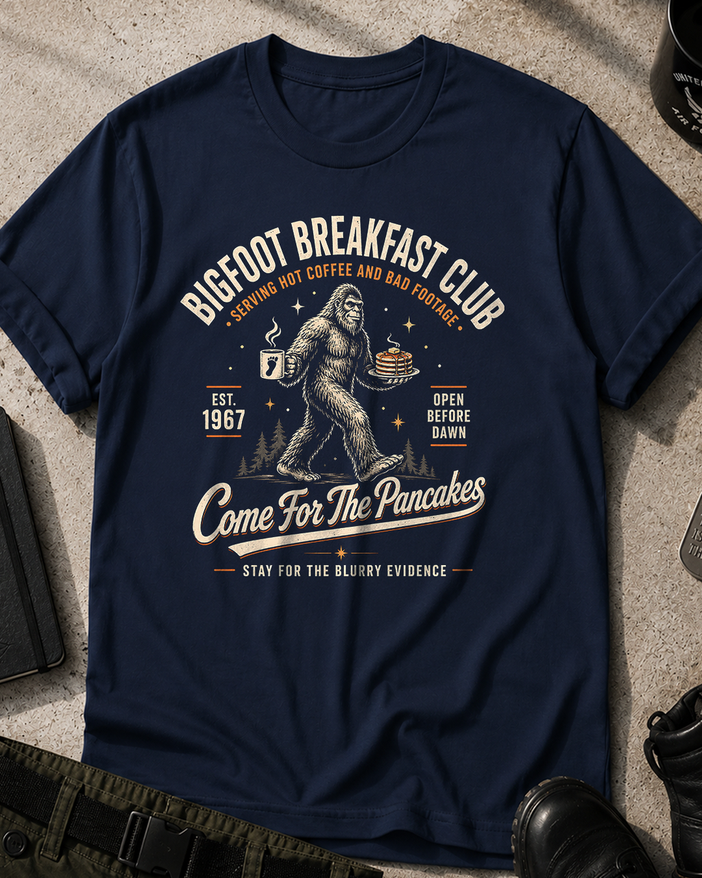Bigfoot Breakfast Club T-Shirt