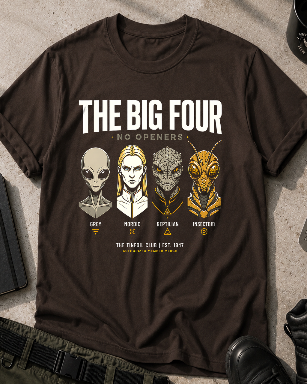 The Big Four Alien Crew T-Shirt