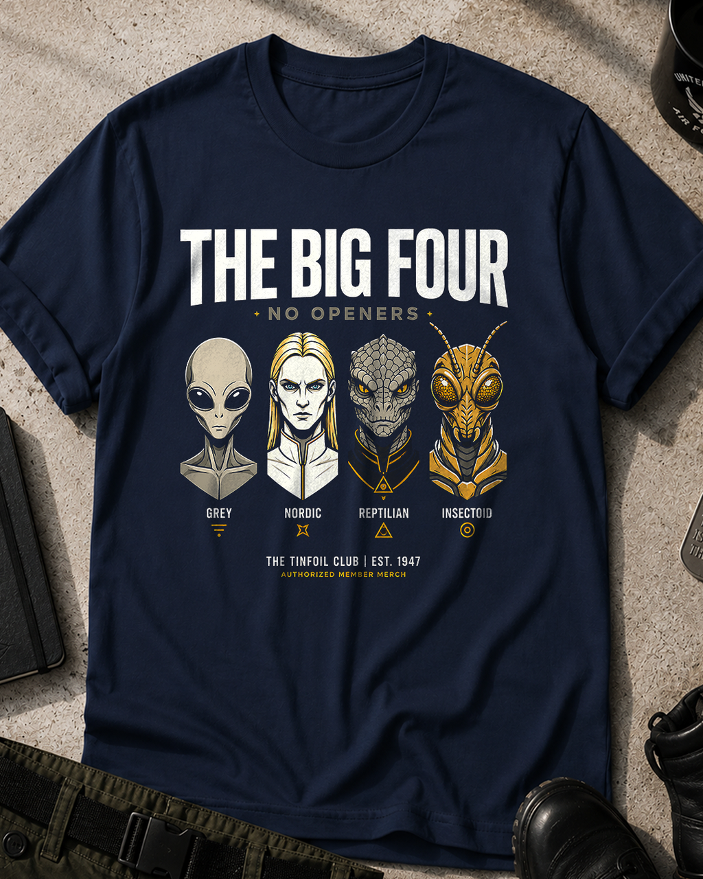 The Big Four Alien Crew T-Shirt