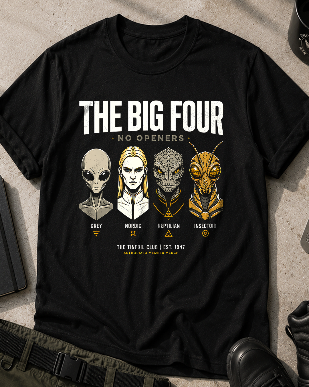 The Big Four Alien Crew T-Shirt