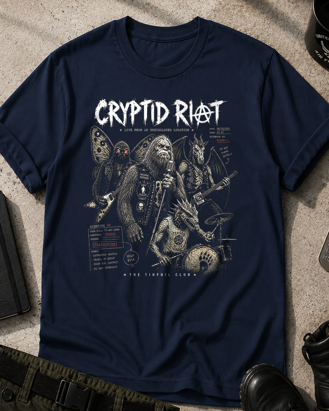 Cryptid Riot Band T-Shirt
